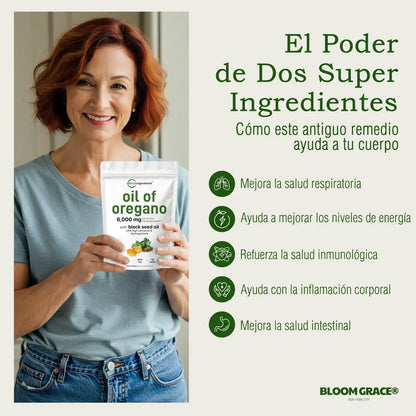 🌿 ACEITE DE ORÉGANO PREMIUM + BLACK SEED OIL ORIGINAL