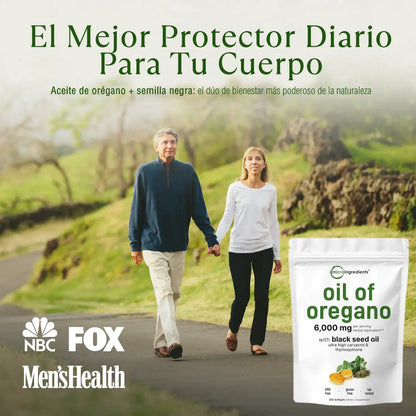 🌿 ACEITE DE ORÉGANO PREMIUM + BLACK SEED OIL ORIGINAL