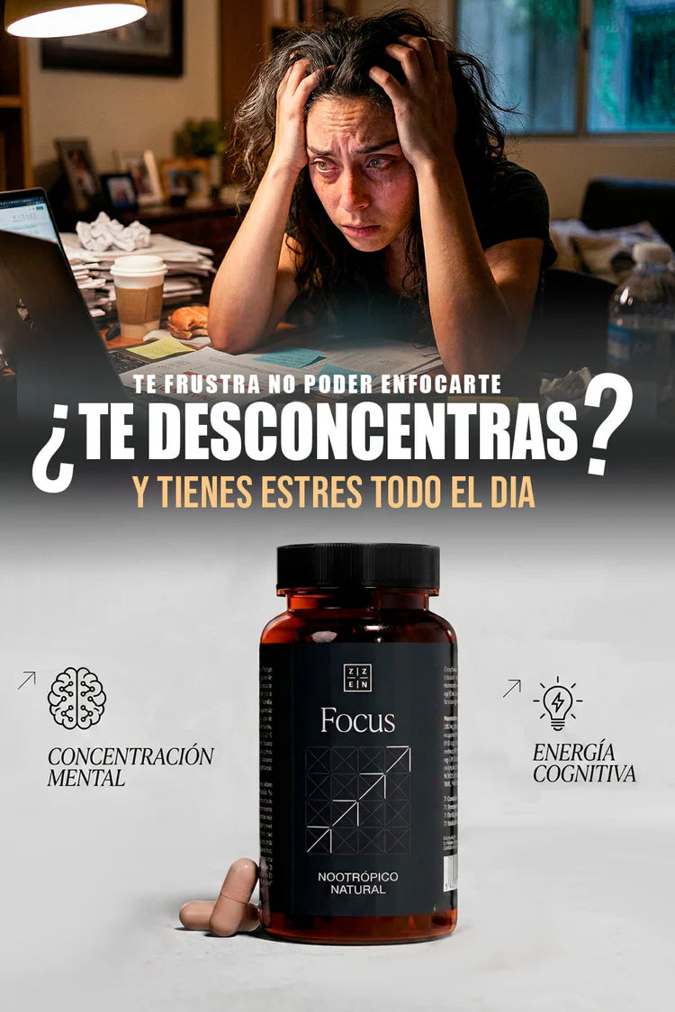 🧠 Recupera Tu Enfoque y Potencia Tu Mente Nootrópico ™