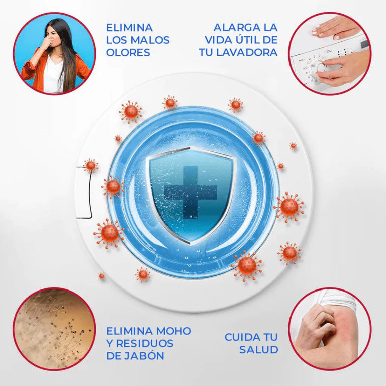 Pack de Pastillas para Lavadora – Limpieza y Mayor Vida Útil