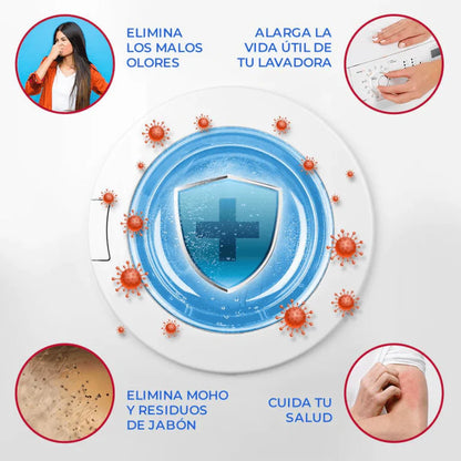 Pack de Pastillas para Lavadora – Limpieza y Mayor Vida Útil