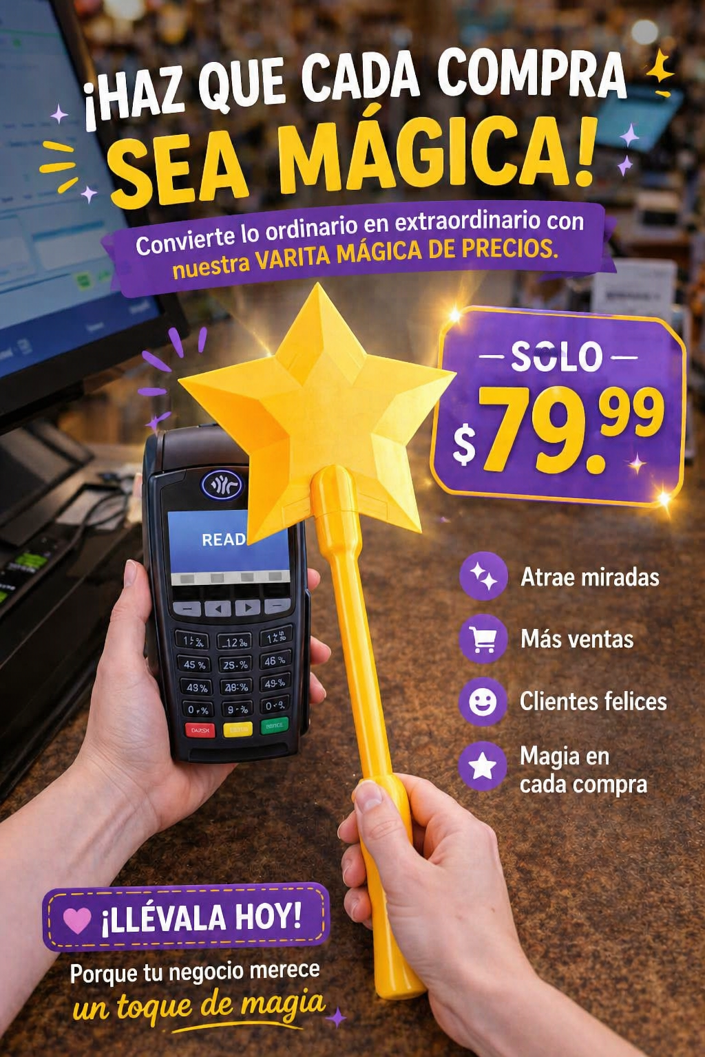 MagicStar™ – La Varita para Pagar