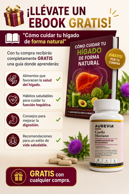 💚 Cardo Mariano 500 mg Premium | Apoya la Salud de tu Hígado +