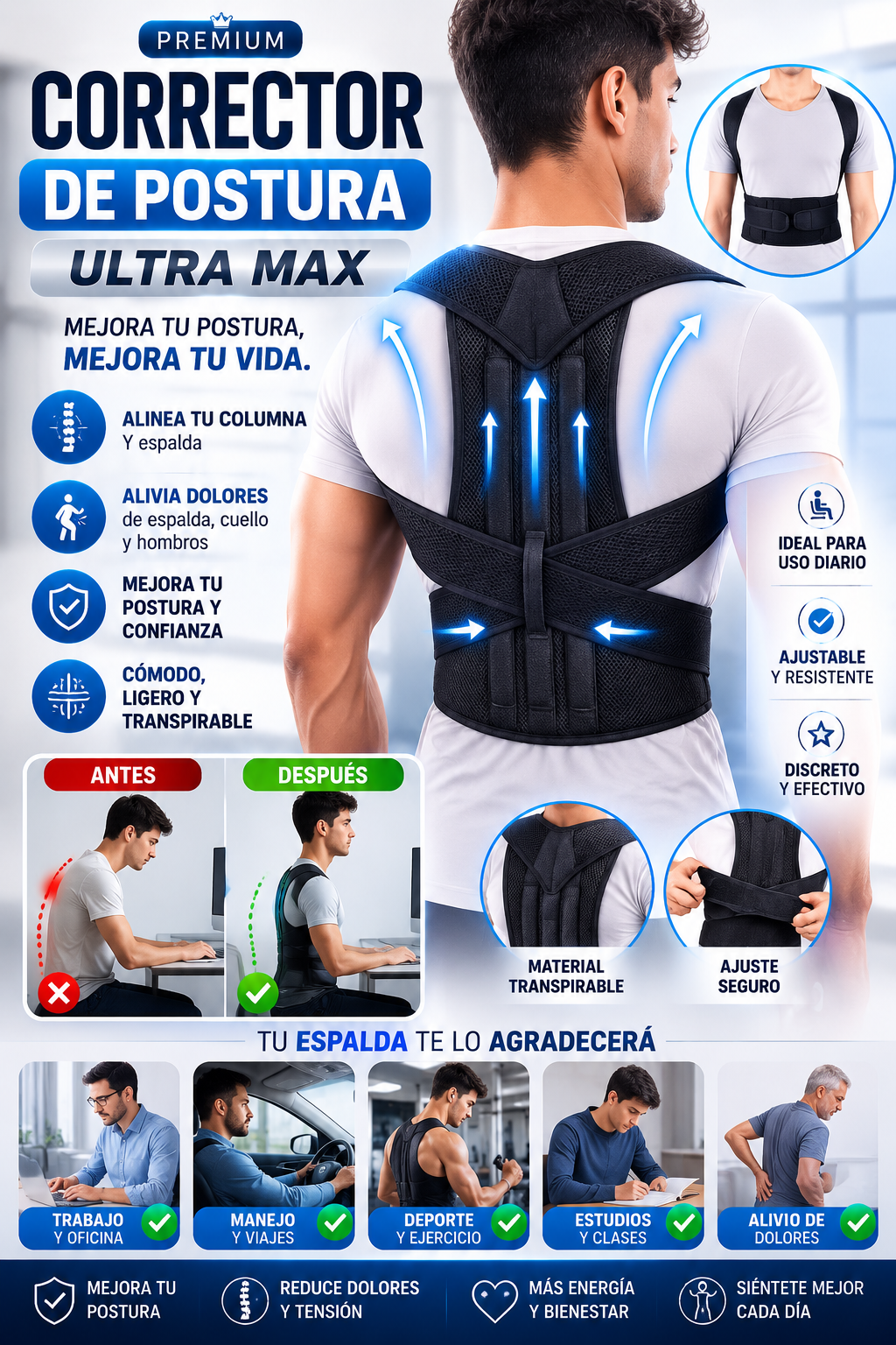 💪 ULTRA MAX® — EL SOPORTE PREMIUM PARA TU ESPALDA