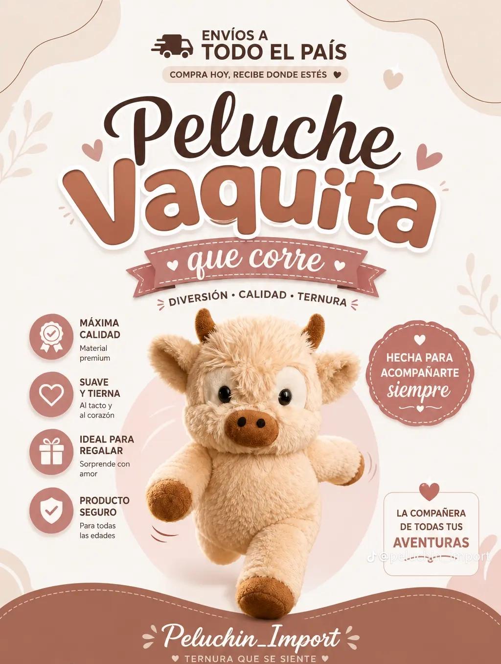 MOO LAND™ El Peluche que corre hacia tus brazos